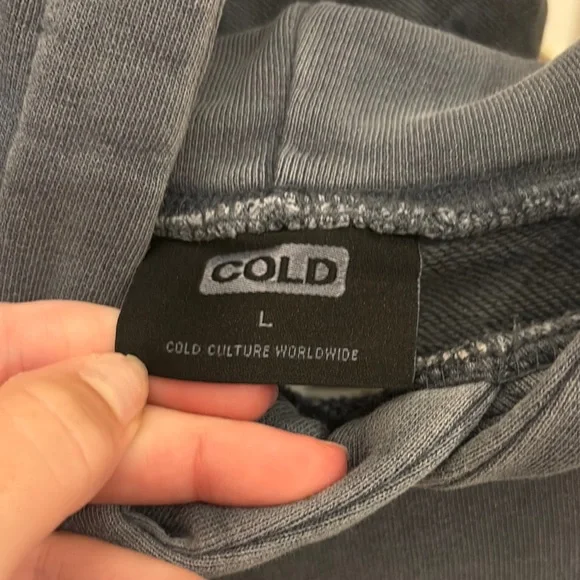 Dark Gray Down To Luck Cold Culture Hoodie - Picture 2 of 4